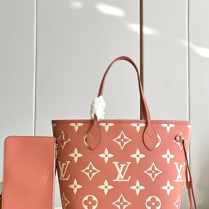 LV Handbags Tote Bags M45686 silk screen pink